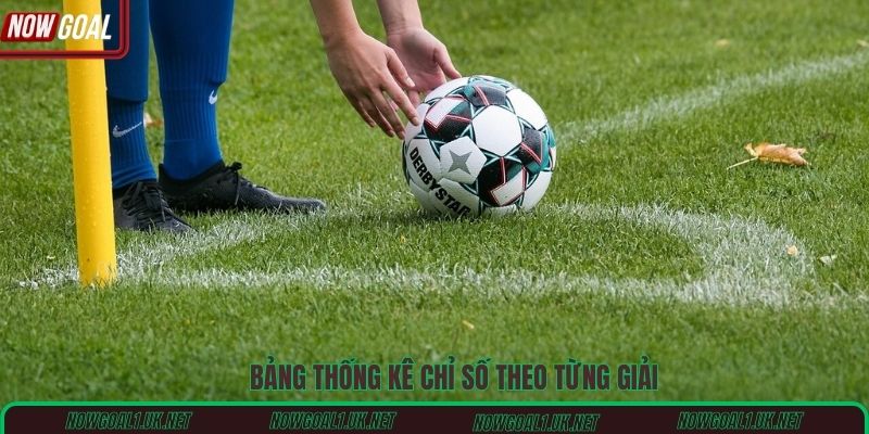 Bảng thống kê chỉ số theo từng giải