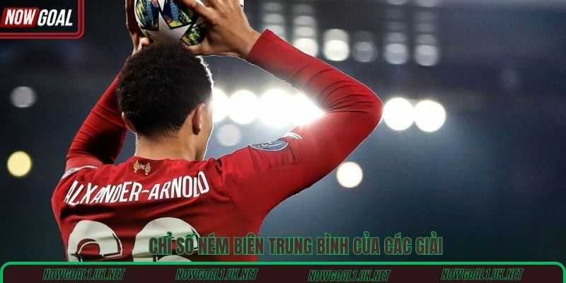 Chỉ số ném biên trung bình của các giải