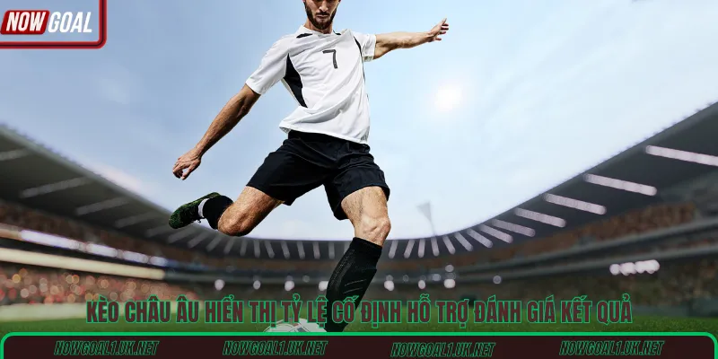 Kèo châu Âu hiển thị tỷ lệ cố định hỗ trợ đánh giá kết quả