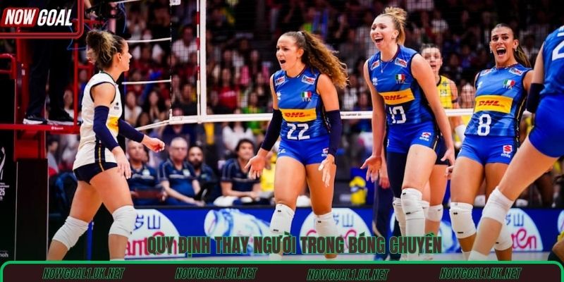 Quy định thay người trong bóng chuyền