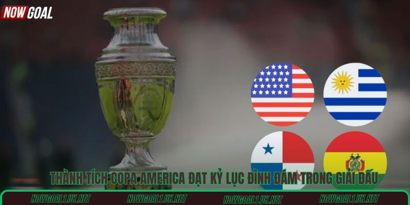 Thành tích Copa America đạt kỷ lục đình đám trong giải đấu